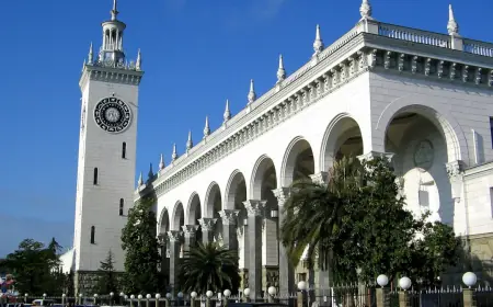 Информация о ж/д вокзале Сочи